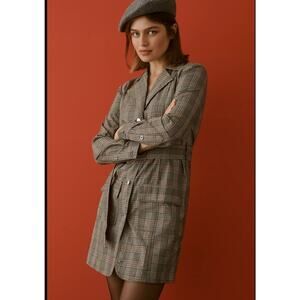 NWT Anthropologie Pilcro Belted Blazer Dress - Medium